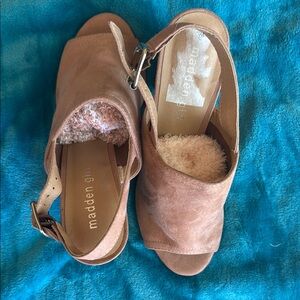 Madden Girl Tan Open-Toe Women's Shoes